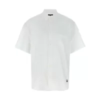 Camasi Comme Des Garçons Homme Logo Embroidery Shirt Barbati