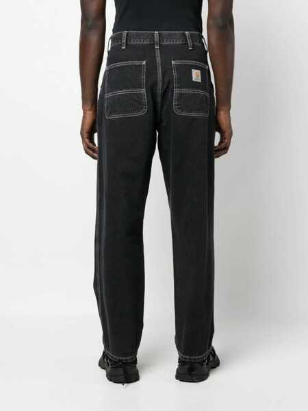 Pantaloni Carhartt Carhartt Wip Simple Pant Clothing Black Barbati (BM 17262019) 4