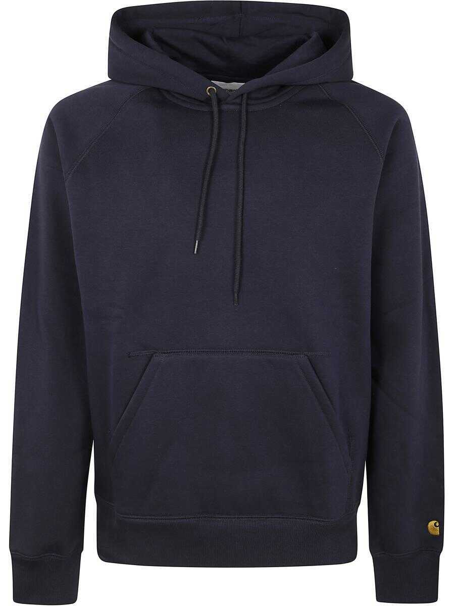 Pulovere Carhartt Carhartt Wip Hooded Chase Sweat Clothing BLUE Barbati (BM 17262055) 1