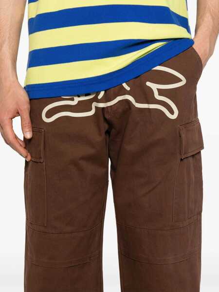 Pantaloni ICECREAM Icecream Running Dog Cargo Trousers BROWN Barbati (BM 17262088) 5