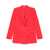 Tagliatore Red Double-Breasted Jacket With Classic Lapels In Tech Fabric Woman RED