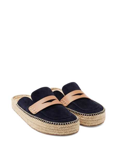 Sandale JW Anderson JW Anderson Suede Espadrilles NAVY Femei (BM 17263015) 2