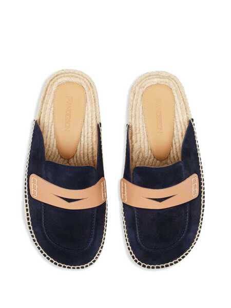 Sandale JW Anderson JW Anderson Suede Espadrilles NAVY Femei (BM 17263015) 4
