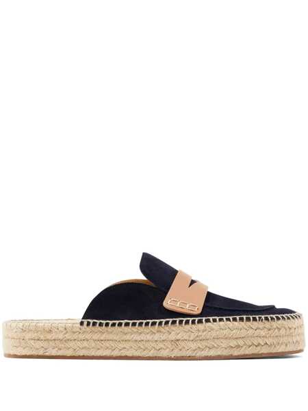 Sandale JW Anderson JW Anderson Suede Espadrilles NAVY Femei (BM 17263015) 1