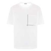 Topuri Brunello Cucinelli Classic Pocket Tee Shirt Clothing Femei
