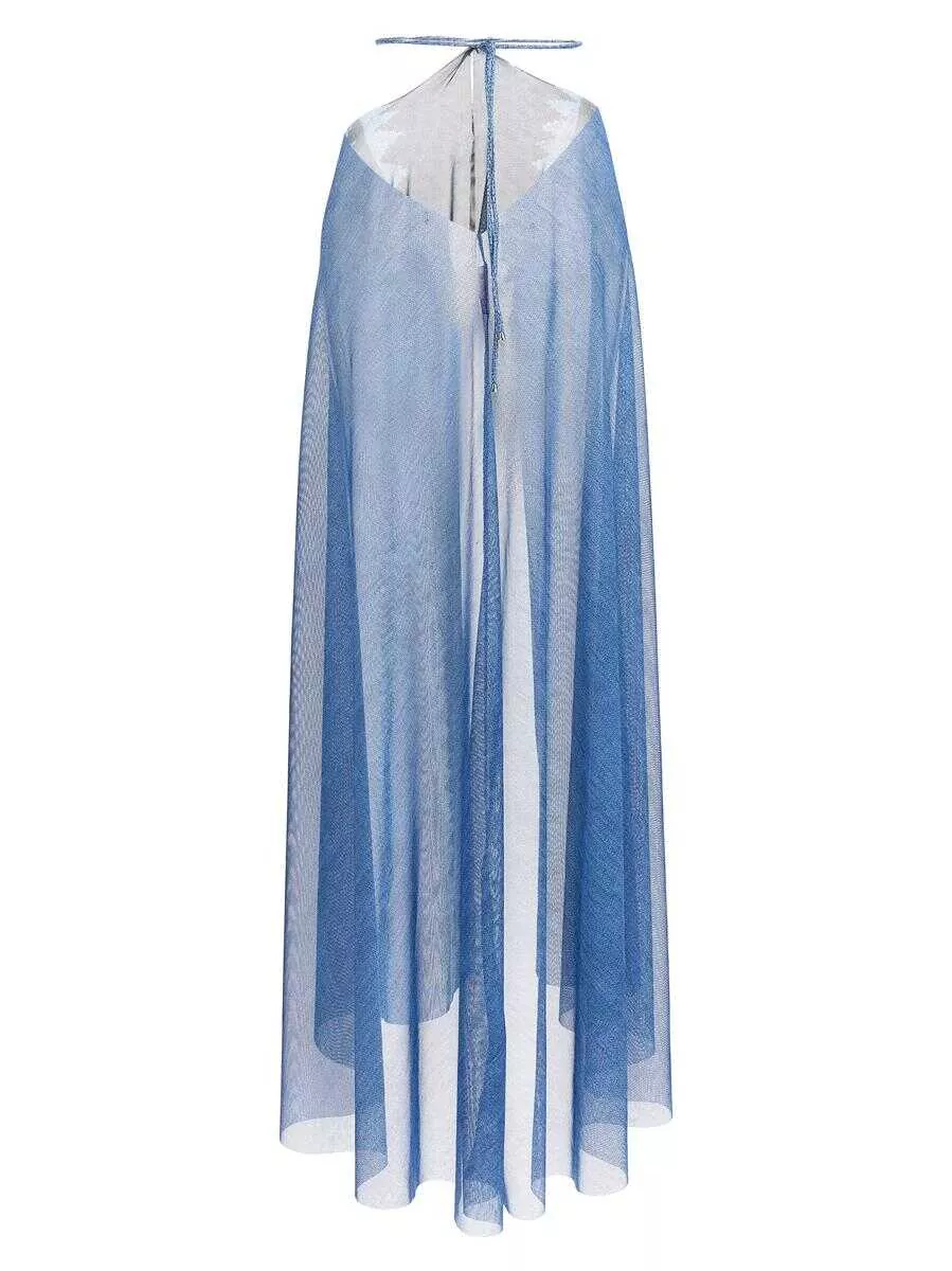 Costume de baie PIN-UP STARS Pin-Up Stars Intreccio Africano Sarong Dress BLUE Femei (BM 17264554) 3