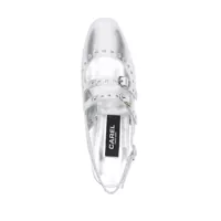 Balerini CAREL PARIS Dama - Balerini CAREL PARIS Carel Paris Queen Leather Ballet Flats SILVER Femei (BM 17264923) - B-mall.ro