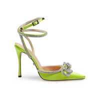 Pantofi cu toc Mach & Mach Satin Double Bow Pumps Femei