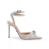 Pantofi cu toc Mach & Mach Satin Double Bow Pumps Femei