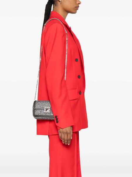 Genti mini Roger Vivier Roger Vivier Viv Jeu De Fille Clutch GREY Femei (BM 17264953) 2