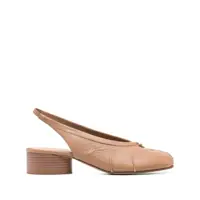 Pantofi cu toc Maison Margiela Sandalo In Mirrored Leather Femei