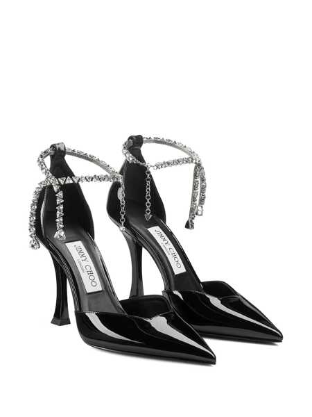 Pantofi cu toc Jimmy Choo Jimmy Choo Stevie Patent Leather Pumps Black Femei (BM 17266192) 2