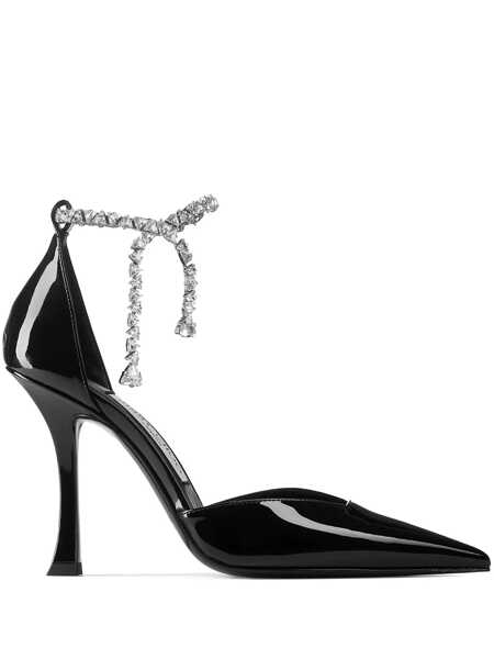 Pantofi cu toc Jimmy Choo Jimmy Choo Stevie Patent Leather Pumps Black Femei (BM 17266192) 1