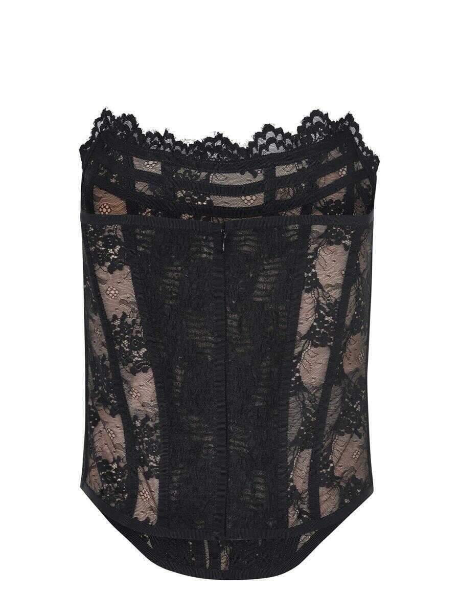 Topuri GIUSEPPE DI MORABITO Giuseppe Di Morabito  Top Black Femei (BM 17266471) 3