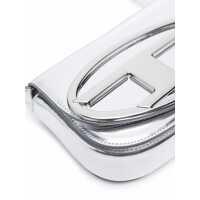 Genti de umar Diesel Dama - Genti de umar Diesel Diesel Structured Bag In Mirrored Leather SILVER Femei (BM 17267344) - B-mall.ro
