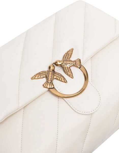 Genti de umar Pinko Big Love Puff Maxi Quilt Bag WHITE Femei (BM 17267804) 4