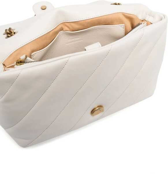 Genti de umar Pinko Big Love Puff Maxi Quilt Bag WHITE Femei (BM 17267804) 5