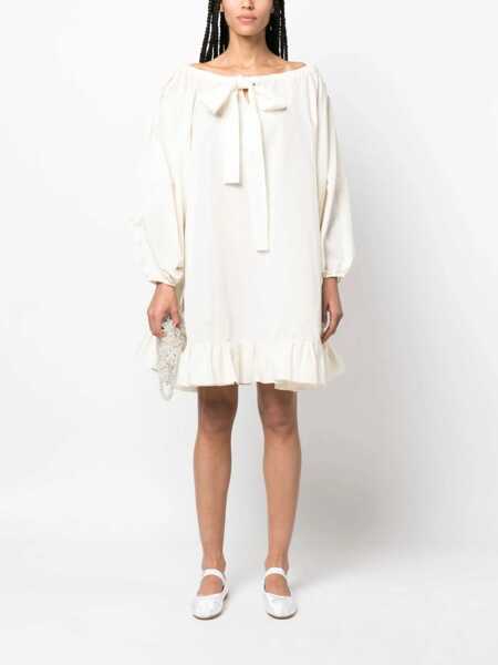 Rochii casual Patou Ruffle Hem Dress IVORY Femei (BM 17268005) 2