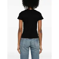 Tricouri Alexander McQueen Dama - Tricouri Alexander McQueen T-Shirt With Skull Embroidery BLACK Femei (BM 17268035) - B-mall.ro