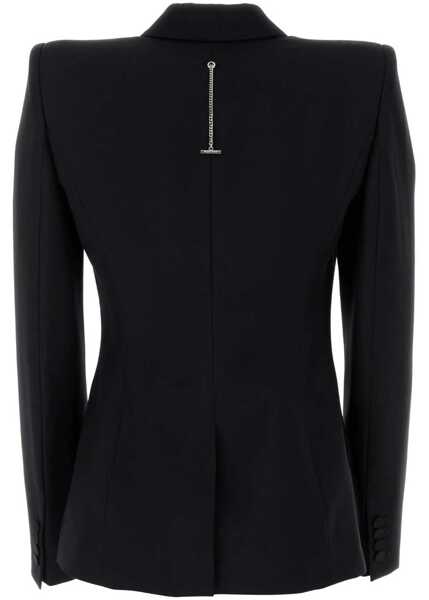 Sacouri Alexander McQueen Double-Breasted Jacket With Voluminous Shoulders BLACK Femei (BM 17268050) 2