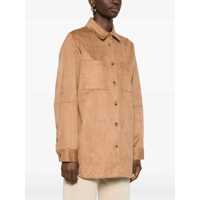 Camasi URBANCODE Dama - Camasi URBANCODE Brown Shirt With Classic Collar In Tech Fabric Stretch Woman BROWN Femei (BM 17269038) - B-mall.ro
