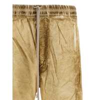 Pantaloni Rick Owens pentru Barbati - Pantaloni Rick Owens Pusher Beige Pants With Elastic Drawstring Waist In Cotton Man Beige Barbati (BM 17269197) - B-mall.ro