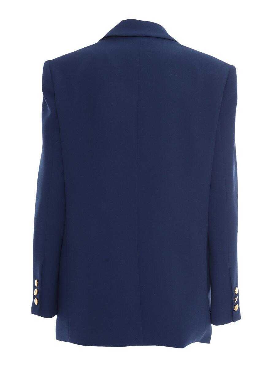 Geci Elisabetta Franchi Elisabetta Franchi Jacket BLUE Femei (BM 17269278) 2