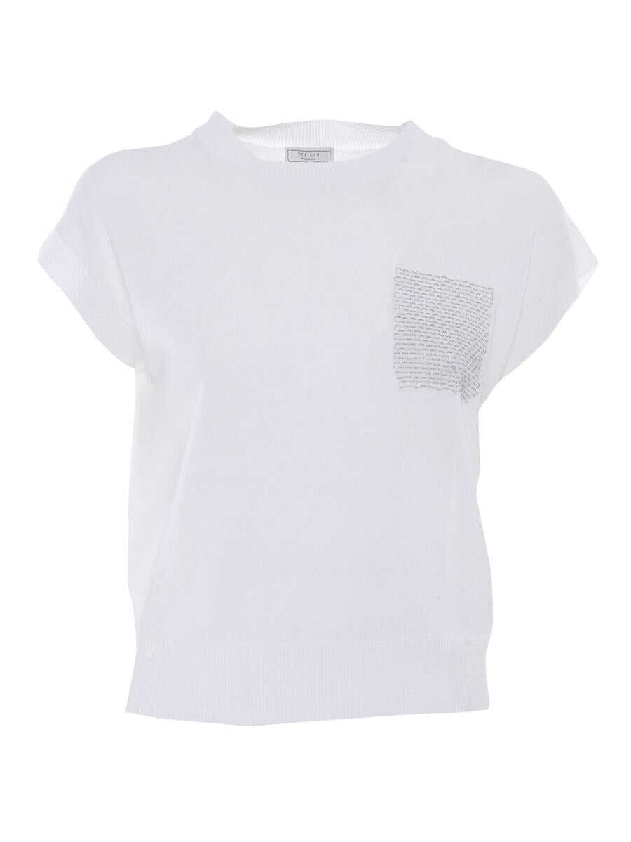 Pulovere Peserico Peserico Girocoll WHITE Femei (BM 17269728) 1