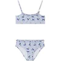 Bikini Floral Printed And Striped Bikini Femei
