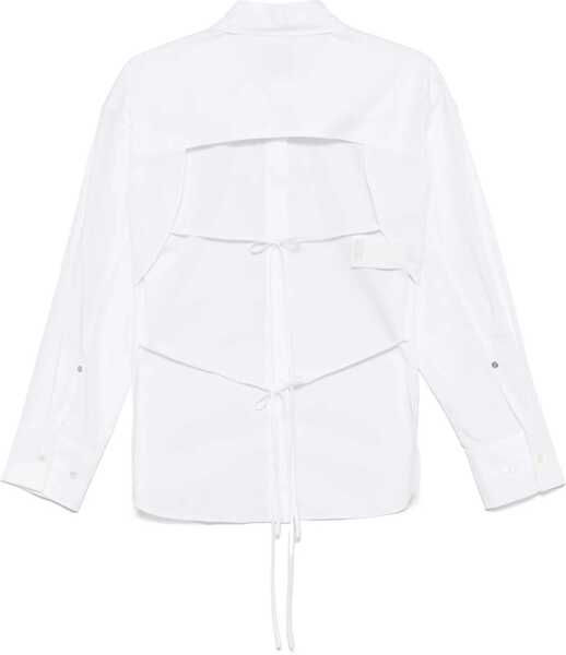 Bluze MOSCHINO JEANS Cotton Shirt WHITE Femei (BM 17270482) 2