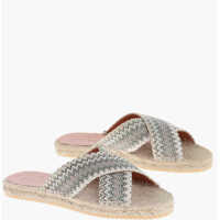 Sandale fara toc Juta Harlow Criss Cross Sliders Femei
