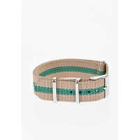 Huse mobil & tablete pentru Barbati - Huse mobil & tablete Timex Fabric Slip-Through Watch Strap With Silver Buckle 18Mm Beige Barbati (BM 17270701) - B-mall.ro