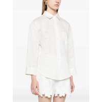 Camasi SARA ROKA Dama - Camasi casual SARA ROKA Striped Shirt OFF WHITE LINEN Femei (BM 17270788) - B-mall.ro