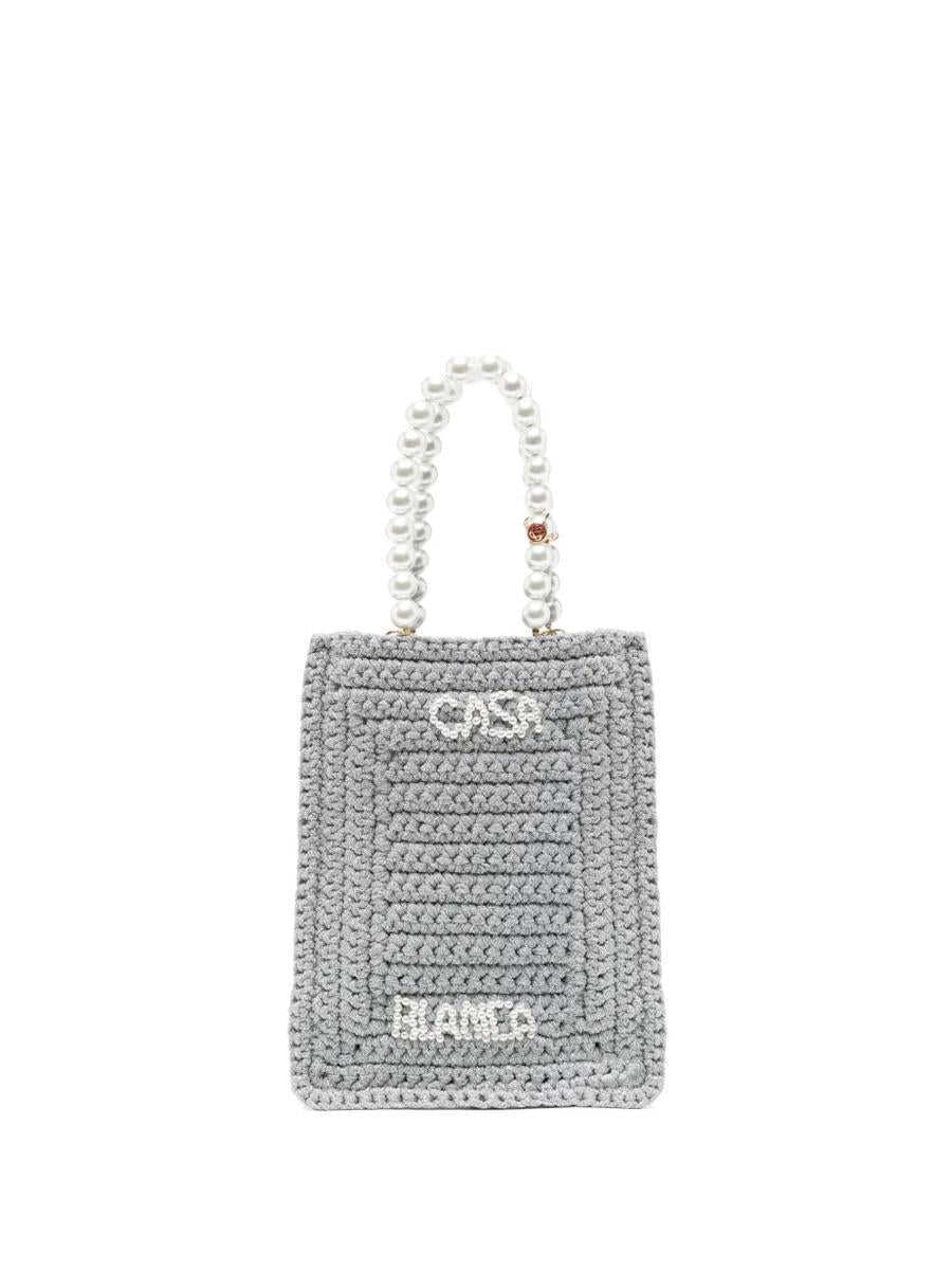 Genti de mana Casablanca Casablanca Bag With Chain And Beads GREY Femei (BM 17273001) 1