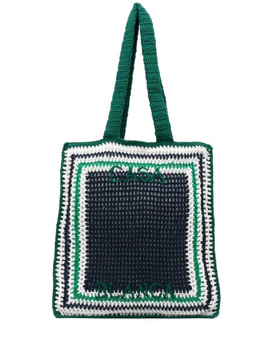 Genti de mana Casablanca Casablanca Crochet Tote Bag MULTICOLOUR Femei (BM 17273007) 1