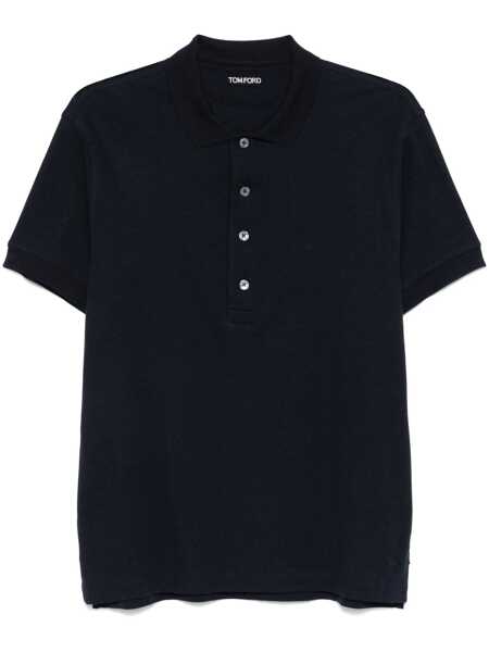 Camasi Tom Ford Tom Ford T-Shirts And Polos BLUE Barbati (BM 17274255) 1