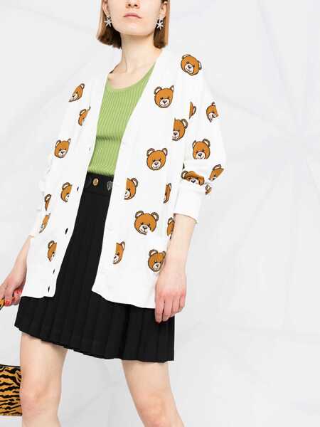 Pulovere Moschino Teddy Bear Sweater WHITE Femei (BM 17275792) 5