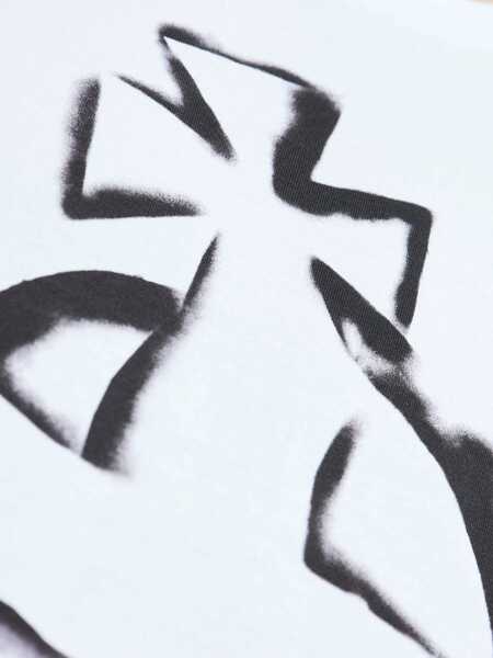 Tricouri Vivienne Westwood Stencil Orb T-Shirt WHITE Femei (BM 17275801) 5