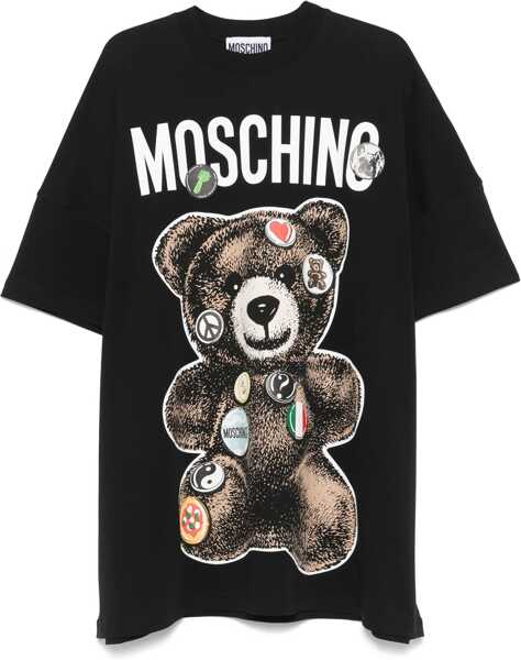 Tricouri Moschino Teddy Bear Short Dress BLACK Femei (BM 17275834) 1