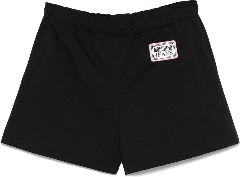 Pantaloni scurti MOSCHINO JEANS Cotton Shorts BLACK Femei (BM 17275867) 2