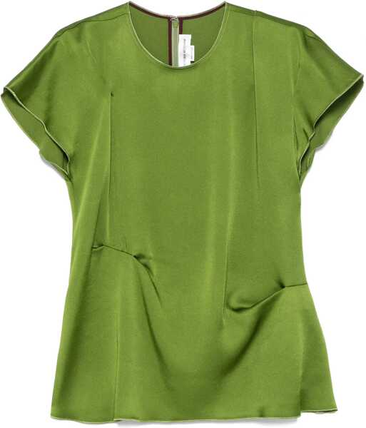 Bluze Victoria Beckham Tops With Folds GREEN Femei (BM 17276044) 1