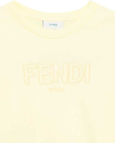 Tricouri Fendi Jersey T-Shirt YELLOW Baieti (BM 17276071) 3