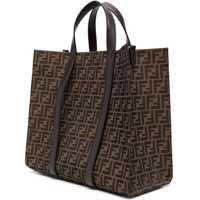 Borsete pentru Barbati - Borsete Fendi Borsa In Tessuto Jacquard BROWN Barbati (BM 17276086) - B-mall.ro