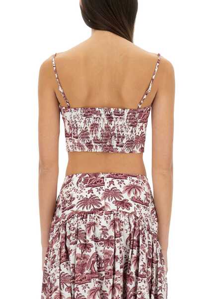 Bluze STAUD Tank Top Federico BORDEAUX Femei (BM 17276113) 3