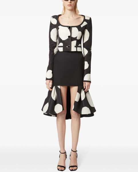 Fuste casual Nina Ricci Midi Skirt With Double Ruffles BLACK Femei (BM 17276149) 2