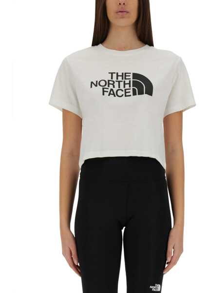 Tricouri The North Face Easy Short Waist T-Shirt WHITE Femei (BM 17276152) 1