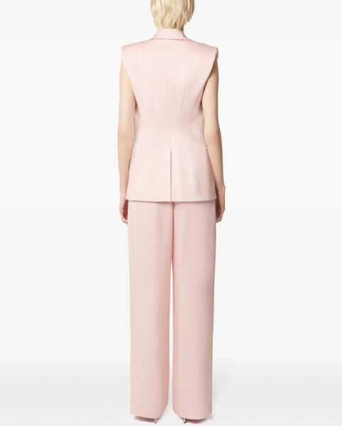 Veste casual Nina Ricci Double-Breasted Sleeveless Jacket PINK Femei (BM 17276167) 4