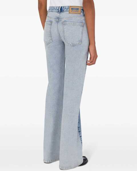 Blugi skinny MOSCHINO JEANS Two-Tone Denim Jeans DENIM Femei (BM 17276170) 3
