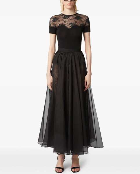 Fuste casual Nina Ricci Voluminous Maxi Skirt BLACK Femei (BM 17276173) 2