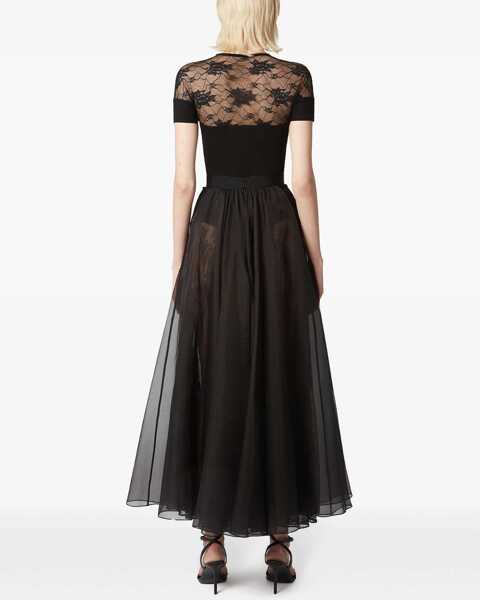 Fuste casual Nina Ricci Voluminous Maxi Skirt BLACK Femei (BM 17276173) 4